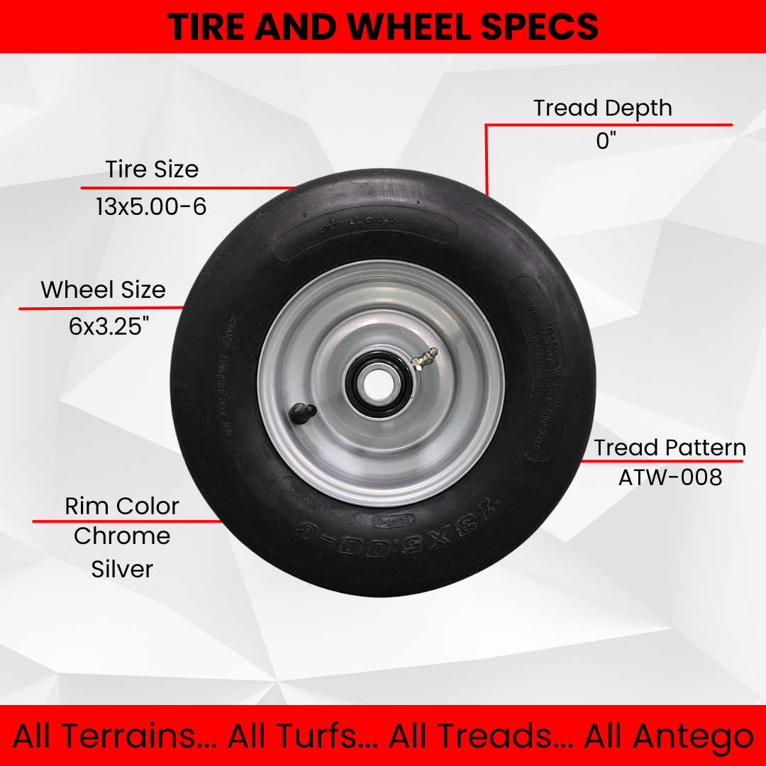13x5.00-6 Tire Pair for Hustler Mowers