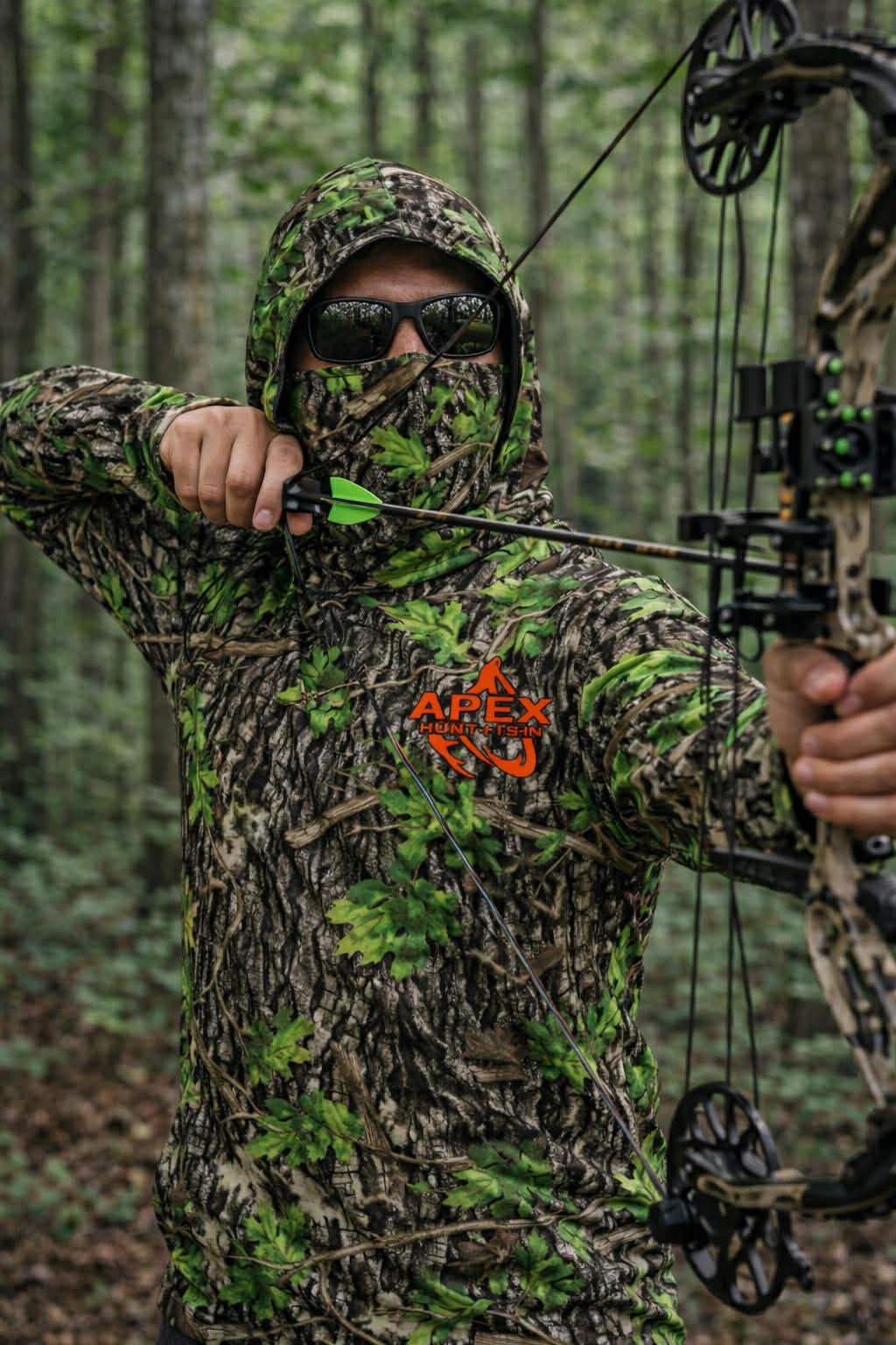 Leafy Mask Hoodie