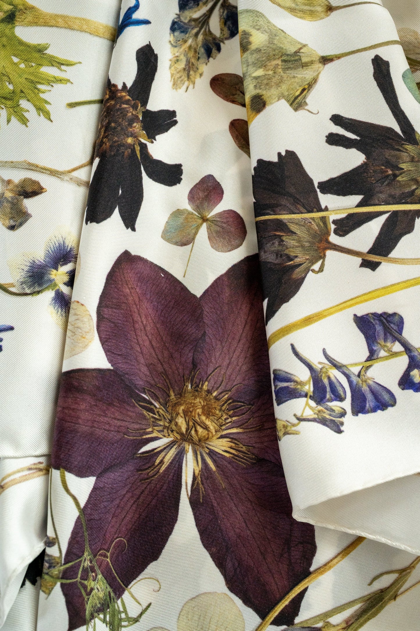 Blue Rhapsody Silk Twilly