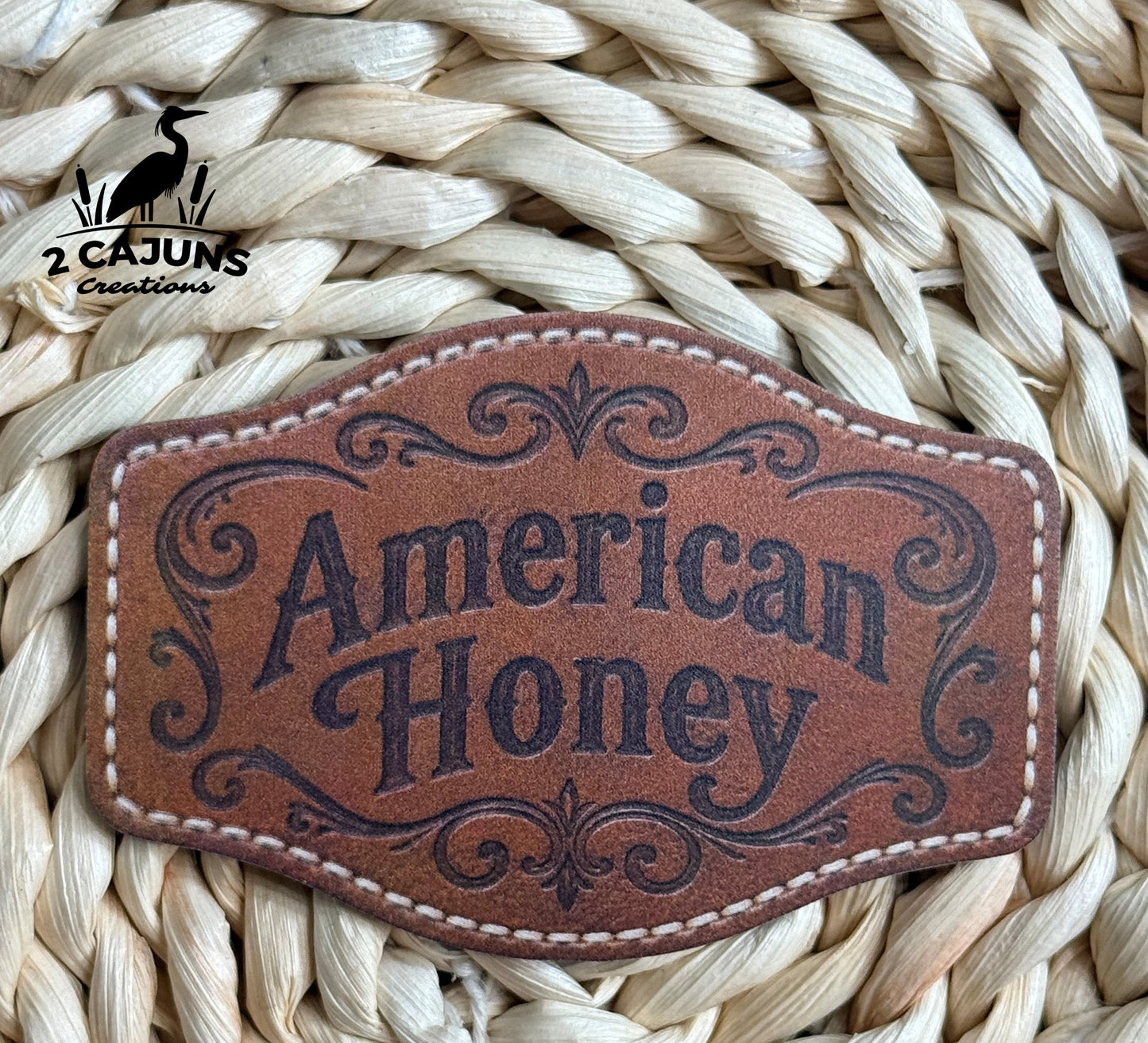 American Honey UV Printed Hat Patch