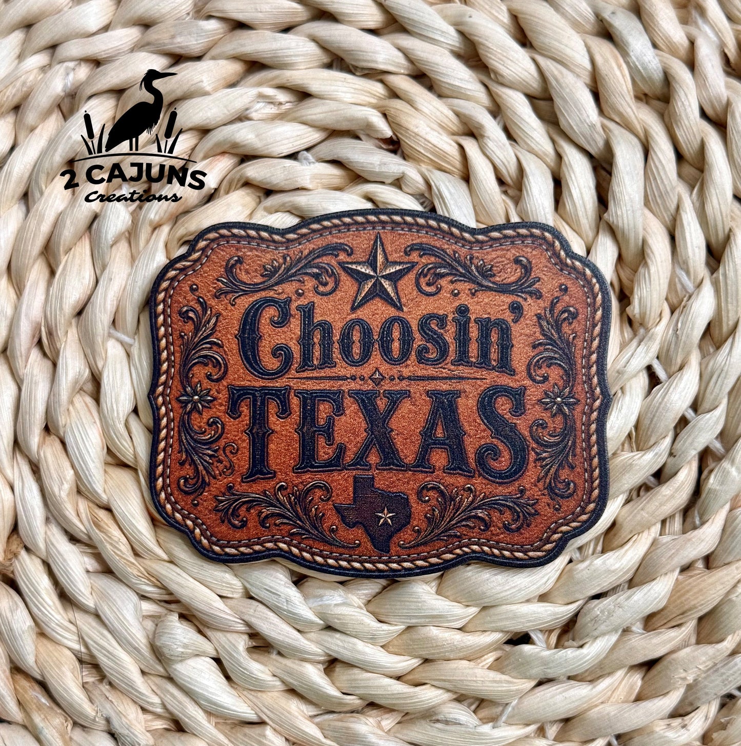 Choosin' Texas UV Printed Hat Patch