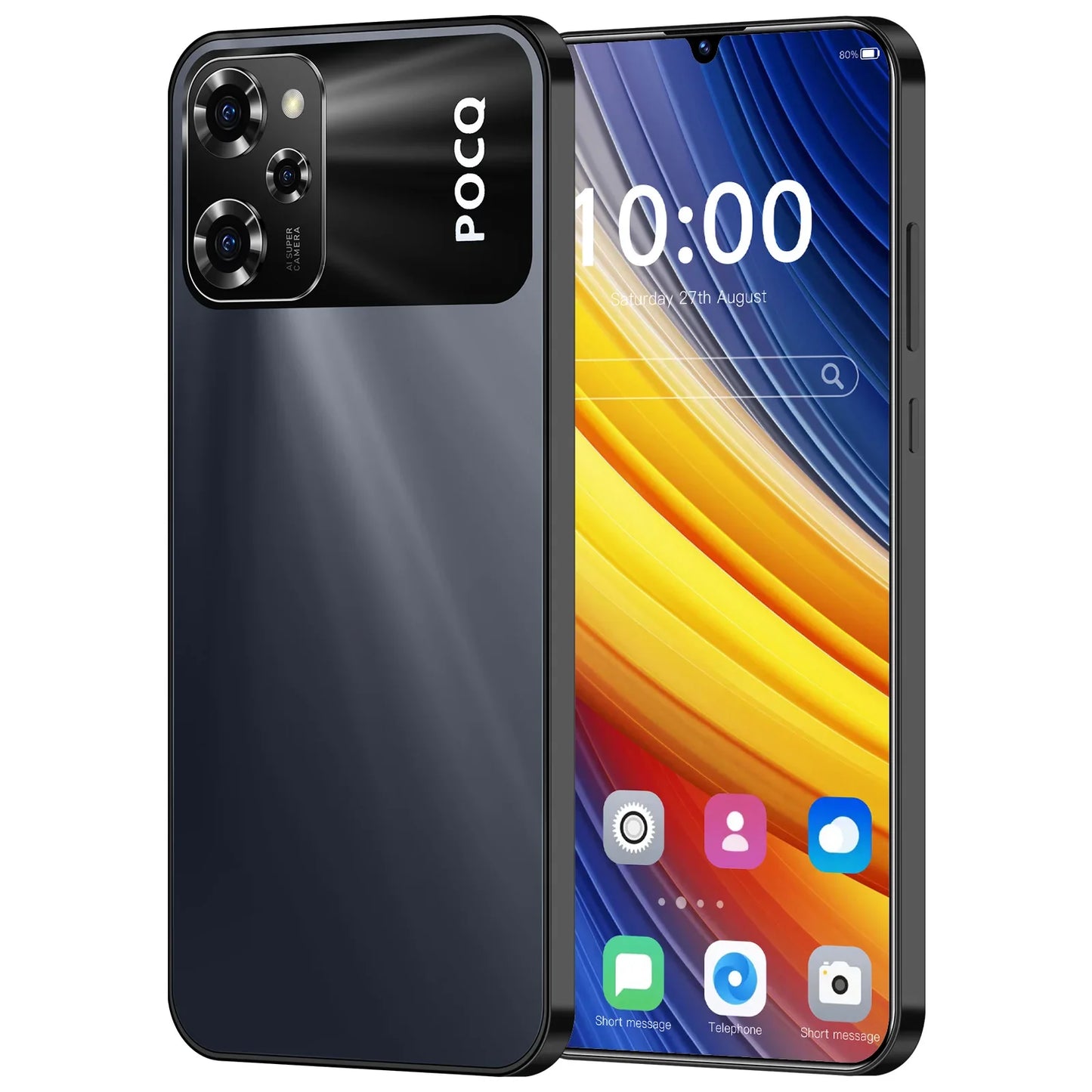 Mobile Phone X5 Pro 16GB+1TB Cellphone 7.3inch Screen Smartphone 5g Gaming Mobile Cell Phone