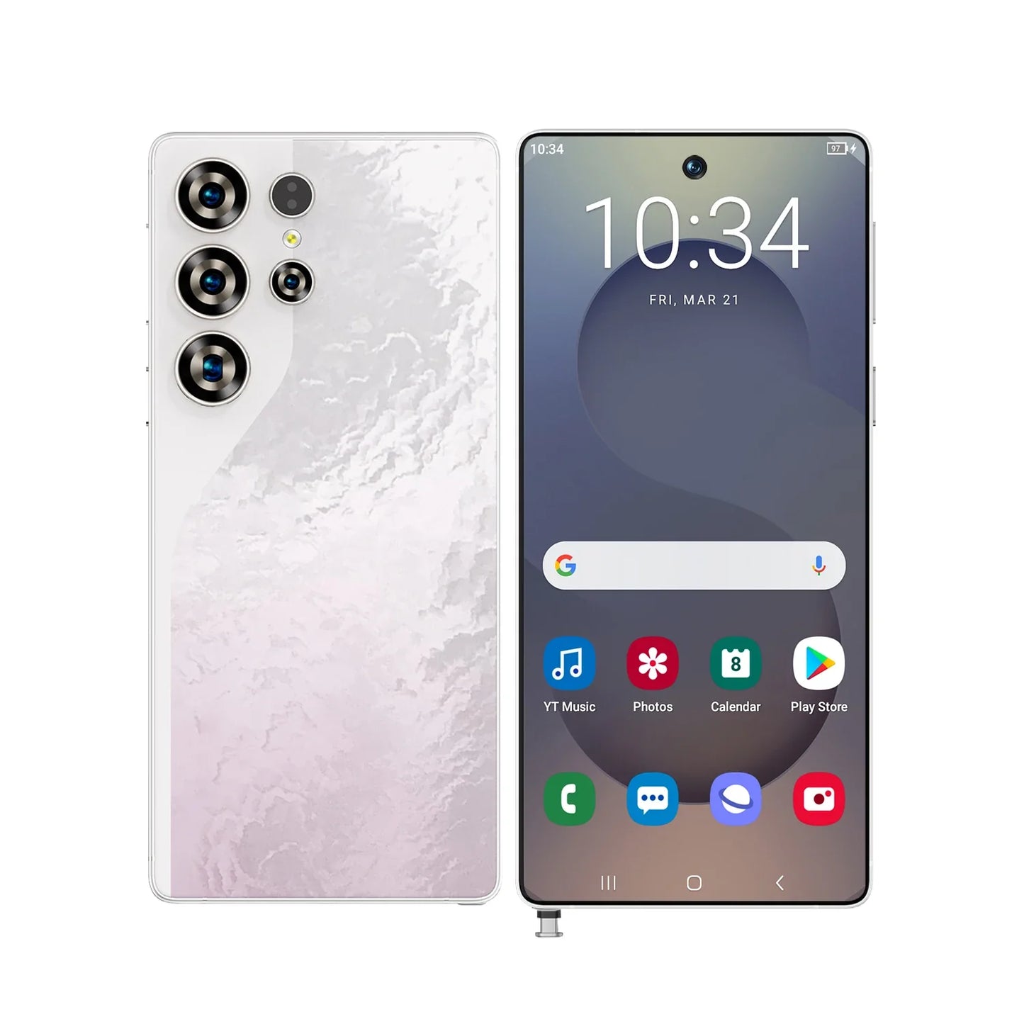 S26 Ultra 16GB+1TB 5G Android 15 Smartphone 7.3 Inch Dual Card Deca Core HD Resolution 100W Quick Unlocked Gaming Phone Spanish