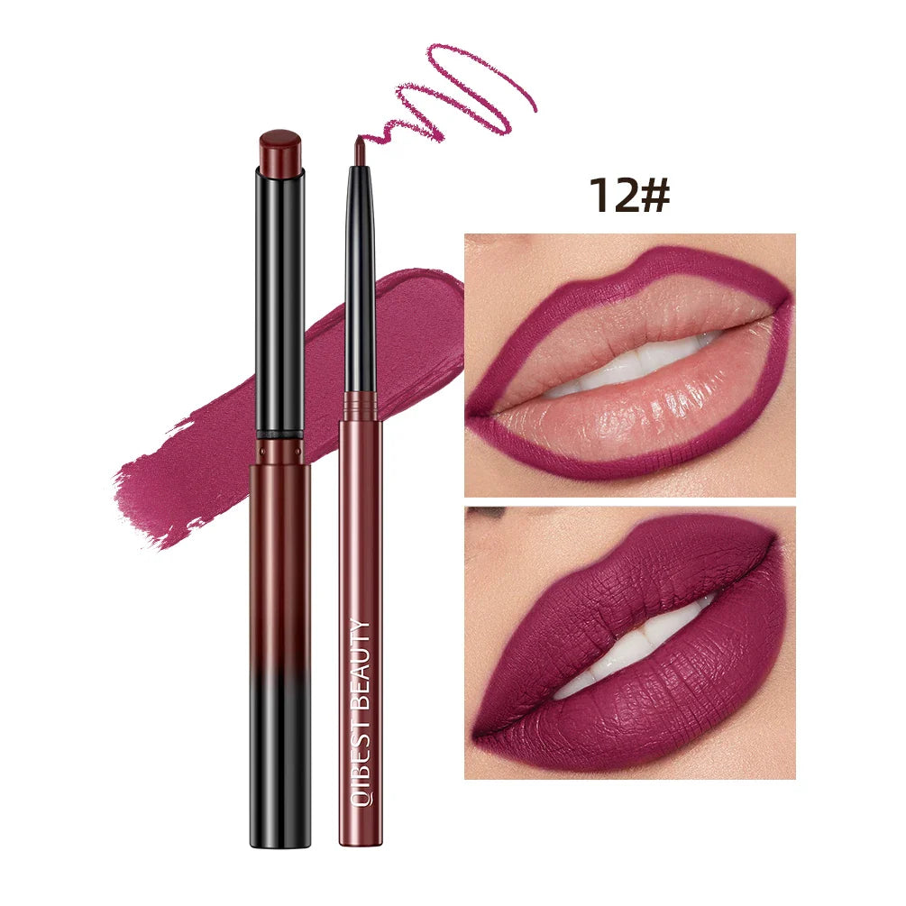 2pc Lipstick Lip liner Pencil Waterproof Long Lasting