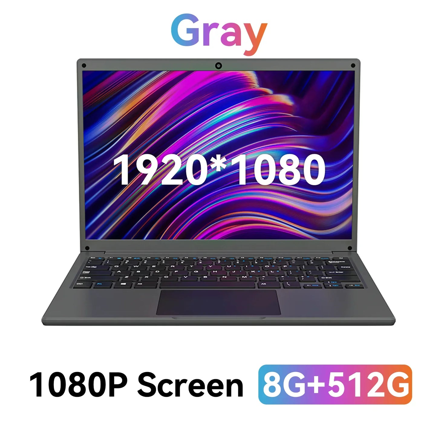 Adreamer Laptop 13.3 Inch Portable Laptops With Intel CPU 2.5K FHD IPS 8GB 1T SSD 2.5K FHD Display Notebook