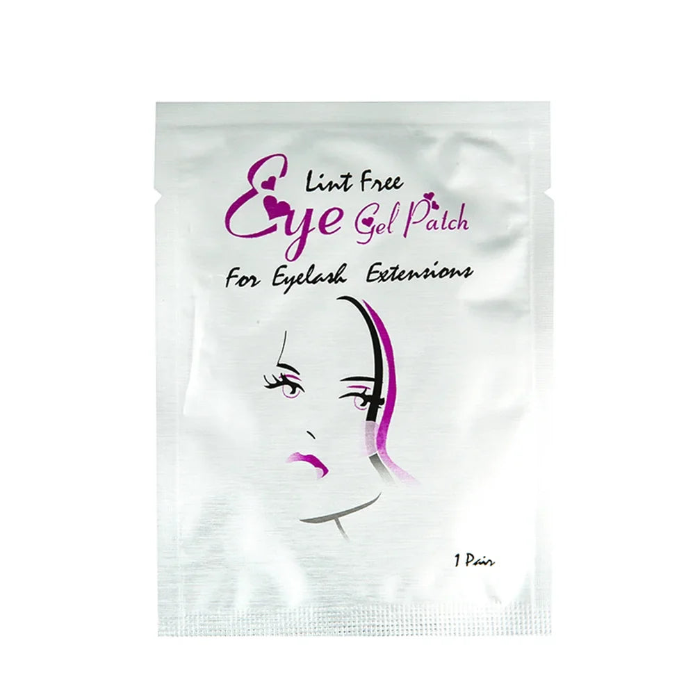 50Pairs/Lots Eyelash Extension Patch Under Eye Pads Hydrogel Patches For Extension Lint Free Stickers Eyelash patches Makeup
