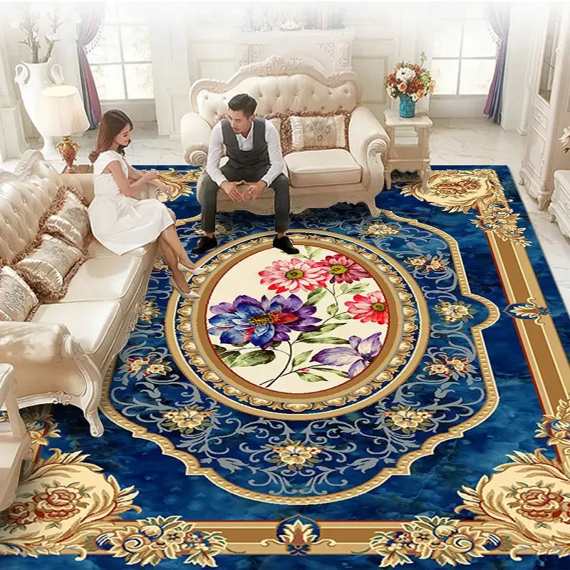 Luxury European Carpets for Living Room, Bedroom 200x300 Large Area Rugs Rug Washable