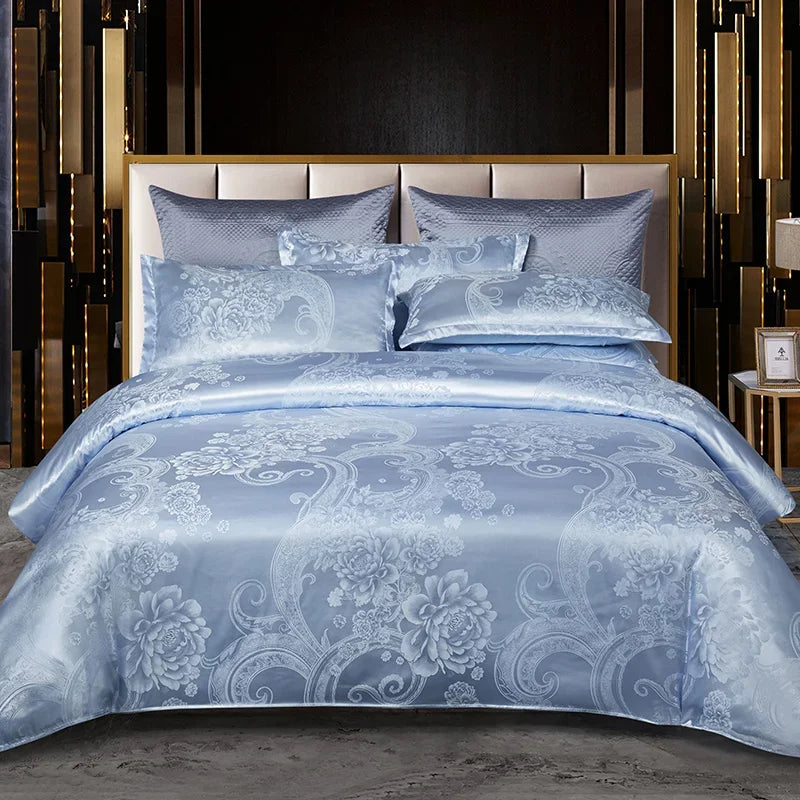 European Soft Fabric Luxury Duvet Cover Set - 3pcs