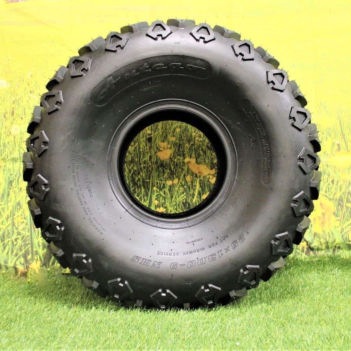 25x13.00-9 Tire for Gator, ATV, UTV, Side by Side Golfcart, and Caymon