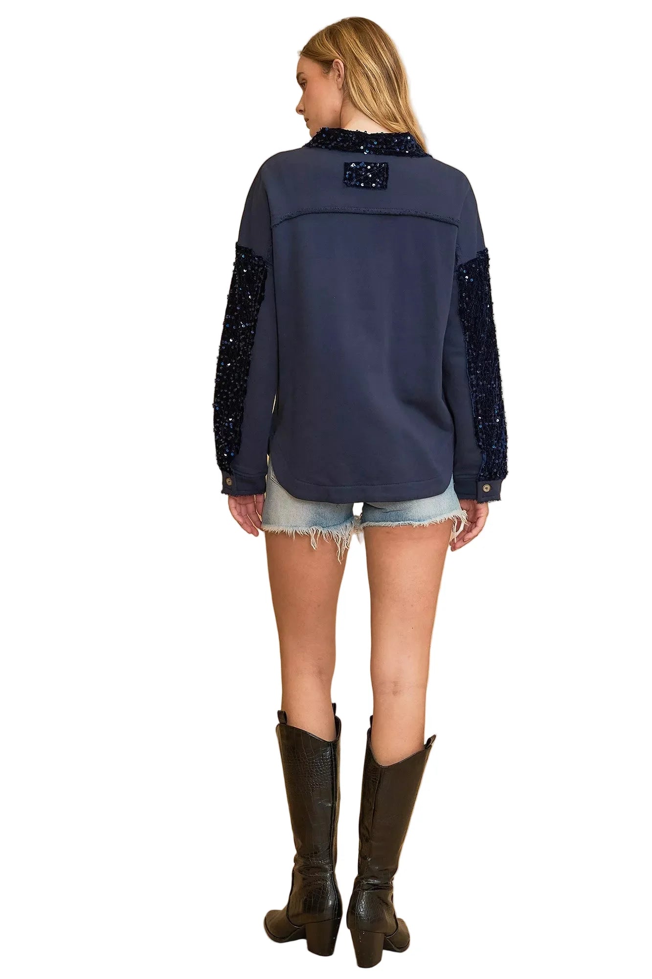 Umgee Open Front Cardigan with Front Pockets