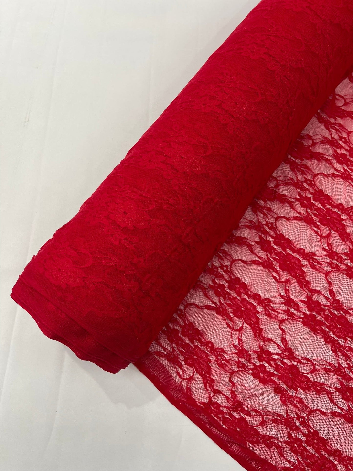 Floral Stretch Lace 58" Wide| New Creations Fabric & Foam Inc.