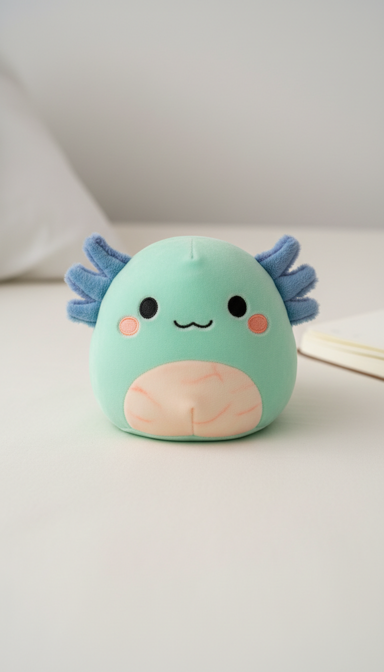 Soft Axolotl Squishy Toy
