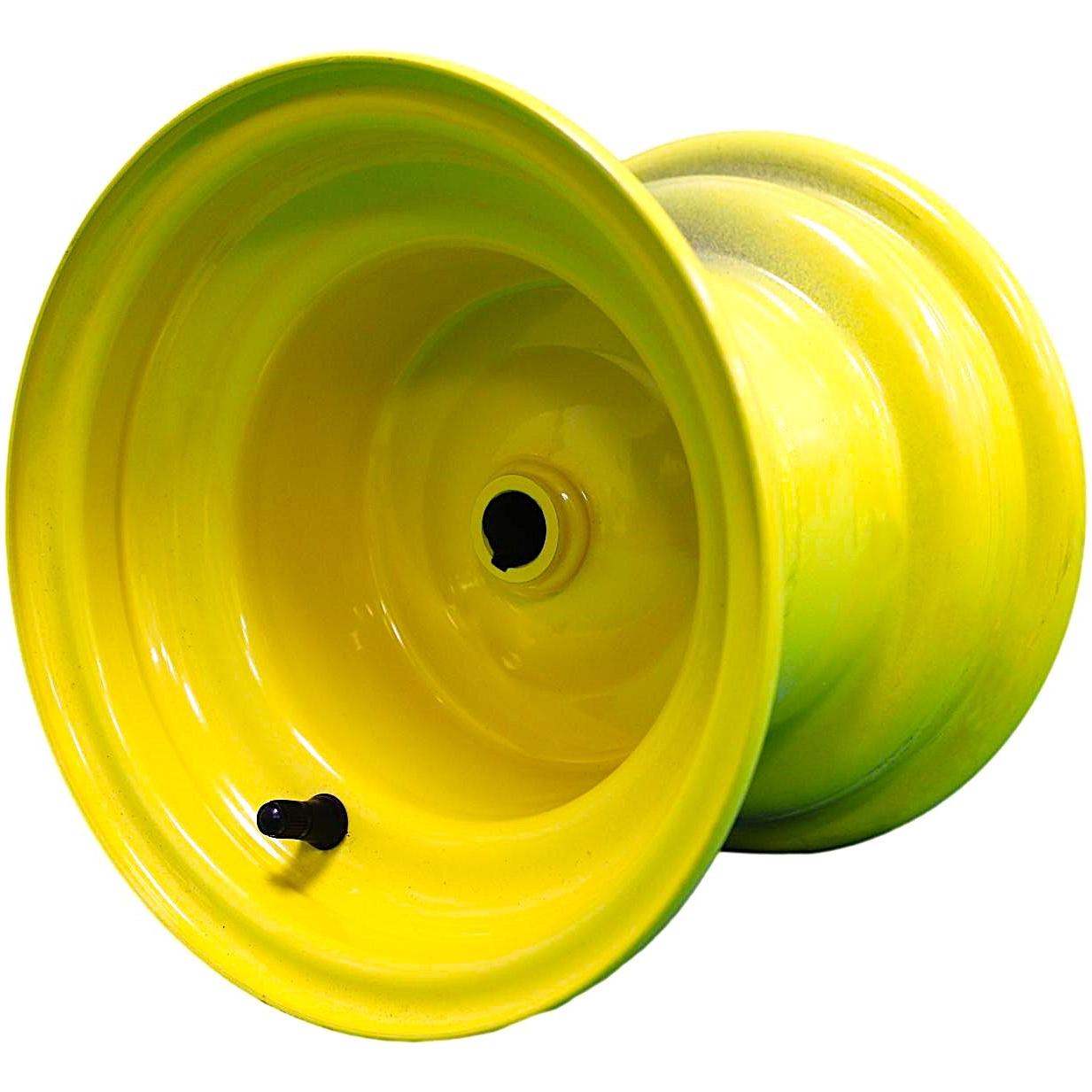 8x7 Hubbed Wheel - John Deere Yellow (Set of 4)