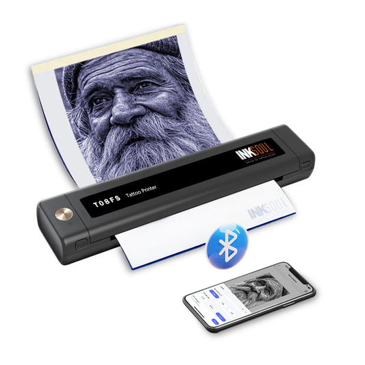 INKSOUL T08FS tattoo stencil printer product front view