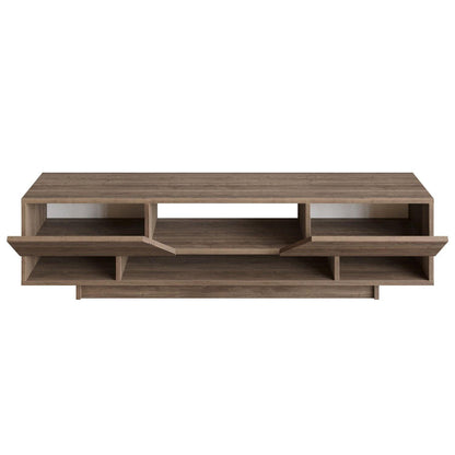 Aspatria 63" TV Stand and Media Console with Cabinets and Shelves fro TVs up to 72"