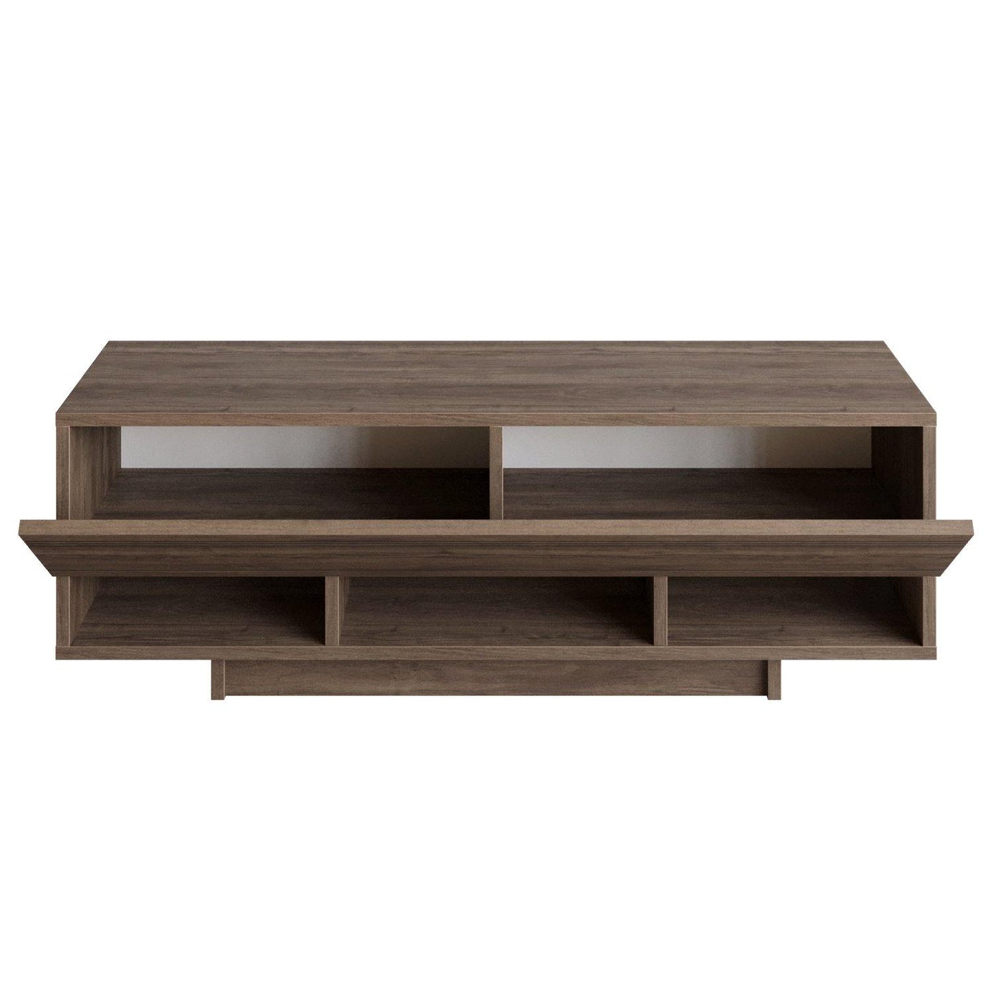 Celestia 47" TV Stand and Media Console with Cabinets and Open Shelves