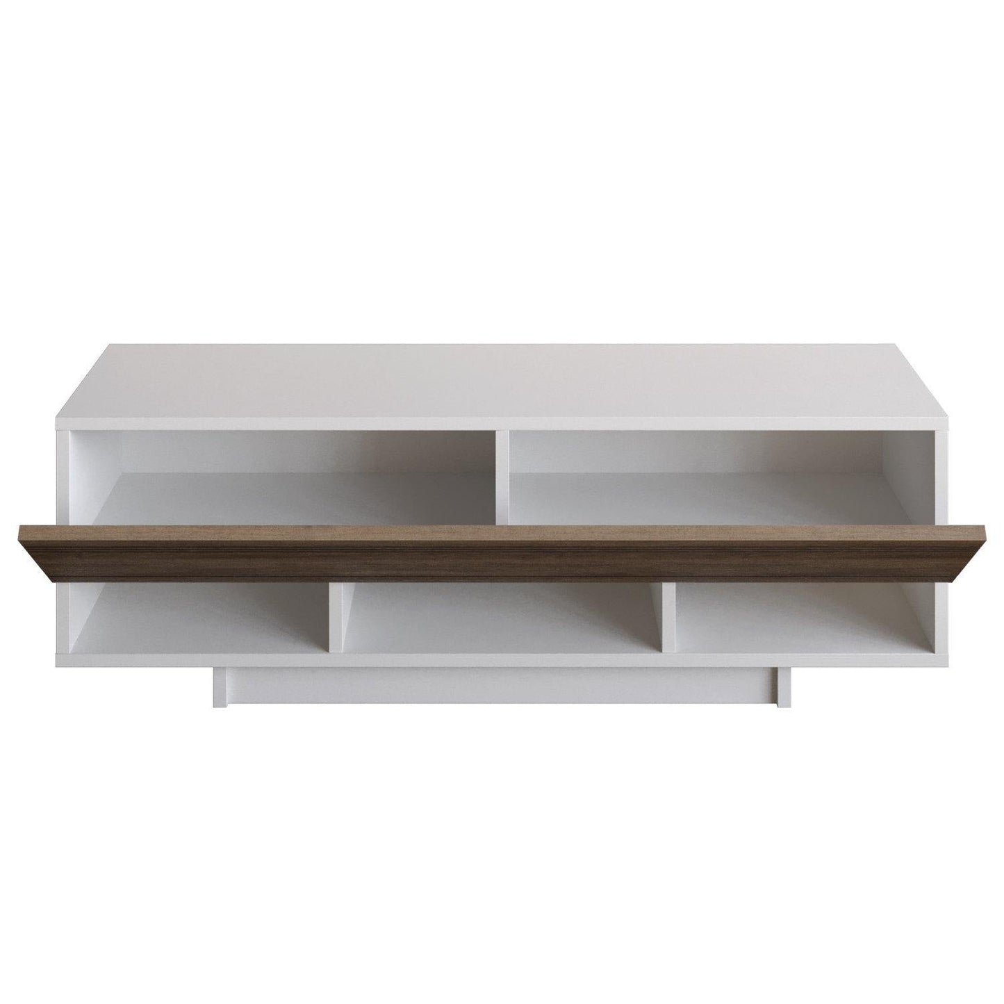 Celestia 47" TV Stand and Media Console with Cabinets and Open Shelves