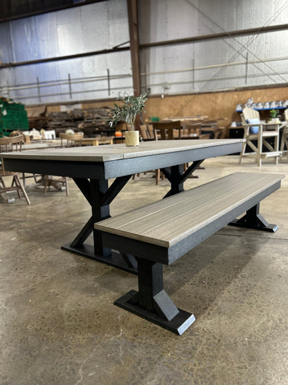 Outdoor Poly table and bench