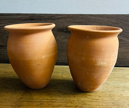 Cantaritos de Barro Clay Cups Fits Up to 16 Fl Oz