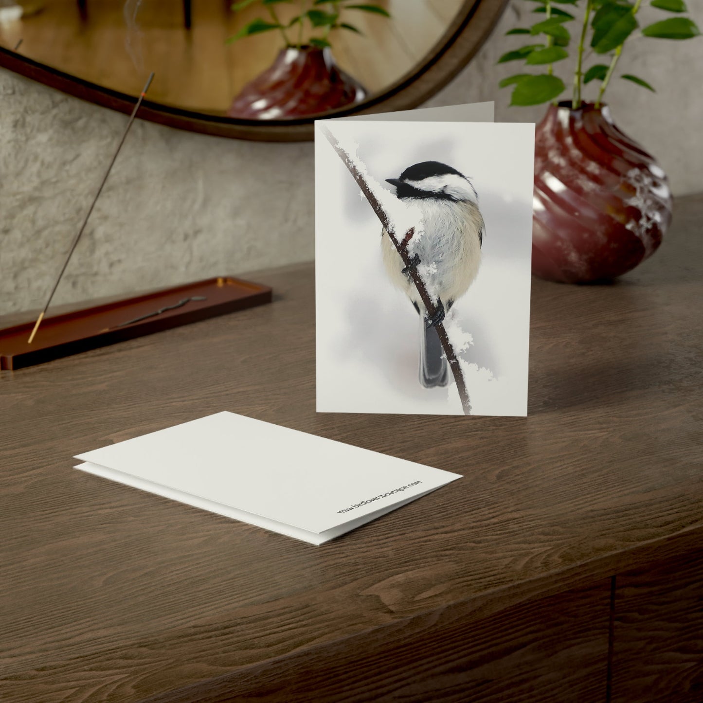 Black-capped Chickadee - Greeting Cards (1, 10, 30, and 50pcs)