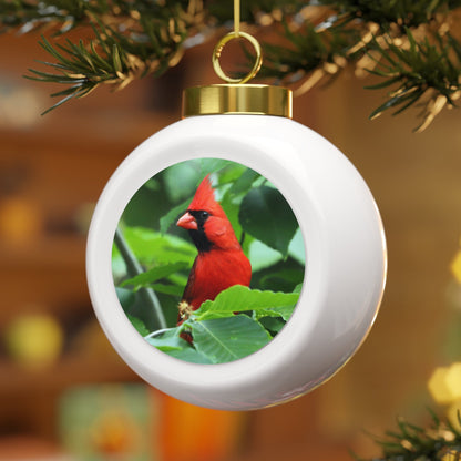 Cardinal - Christmas Ball Ornament