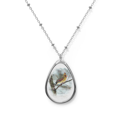 Norther Cardinal Female Painterly - Necklace