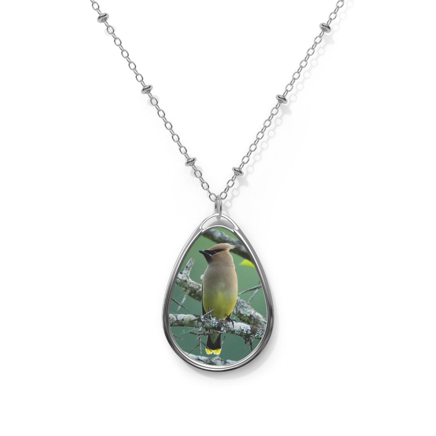 Cedar Waxwing - Necklace