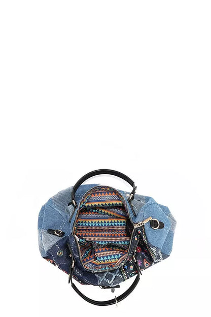 Nicole Lee USA Bosque De Amor Denim Boston Bag