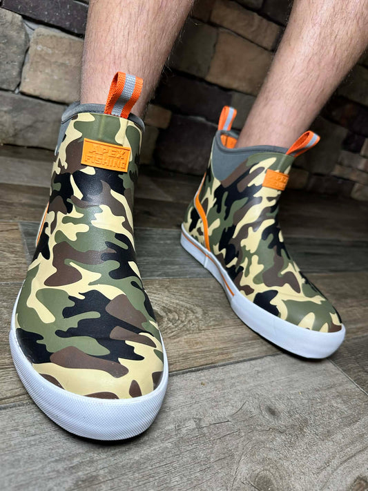 Camo Deck Boots