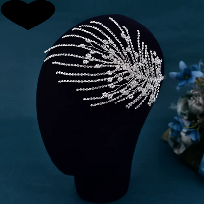 Bridal or Pageant Headband Crystal Rhinestone Tiara