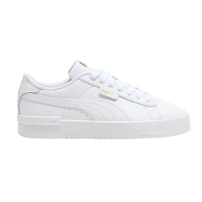 Puma Womens Size 7.5 White Leather Lace Up Athletic Court Sneaker Shoes w Box