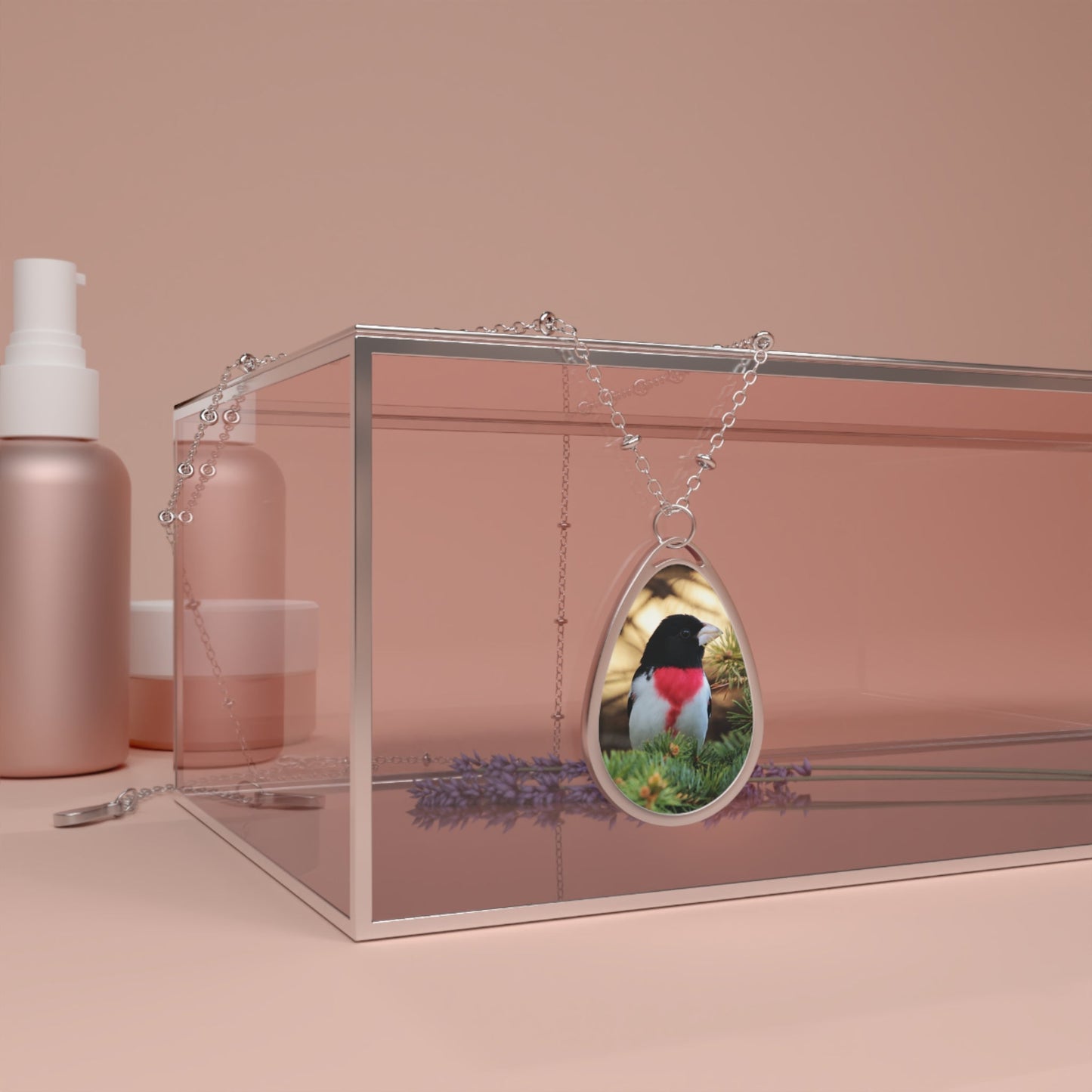 Rose-breasted Grosbeak - Necklace