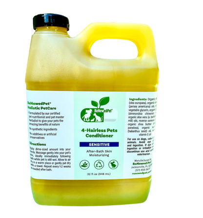 4-HAIRLESS PETS SENSITIVE CONDITIONER