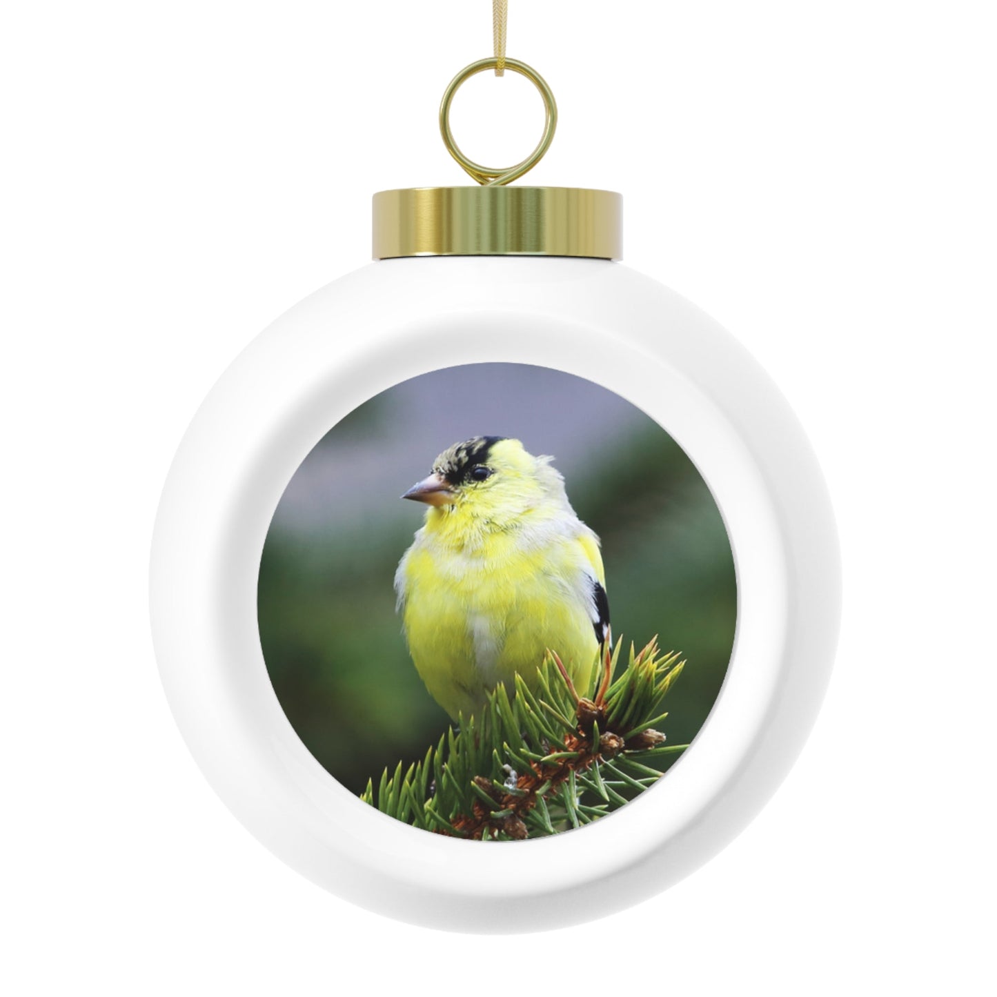 Goldfinch - Christmas Ball Ornament
