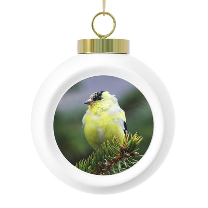 Goldfinch - Christmas Ball Ornament