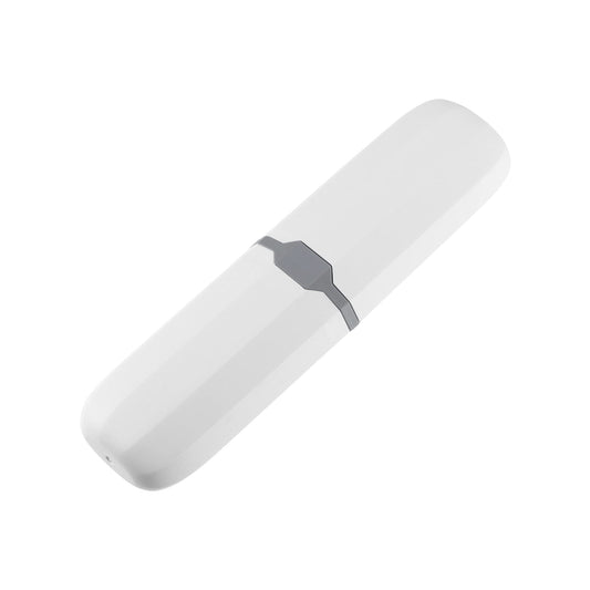 VOCOSTE Toothbrush Travel Case Plastic White 7.87x2.17 Inches