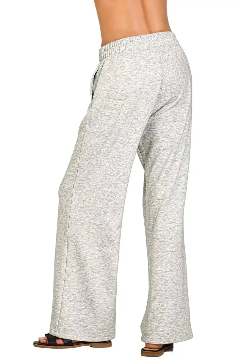 Zenana Scuba Side Slit Top and Pants Set