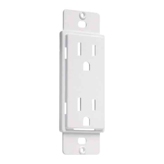 TayMac AD20W Paintable Duplex Adapter Plate White Plastic