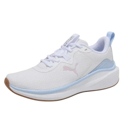 Puma Womens Size 8 White Blue Lace Up Skyrocket Sneaker Athletic Tennis Shoes