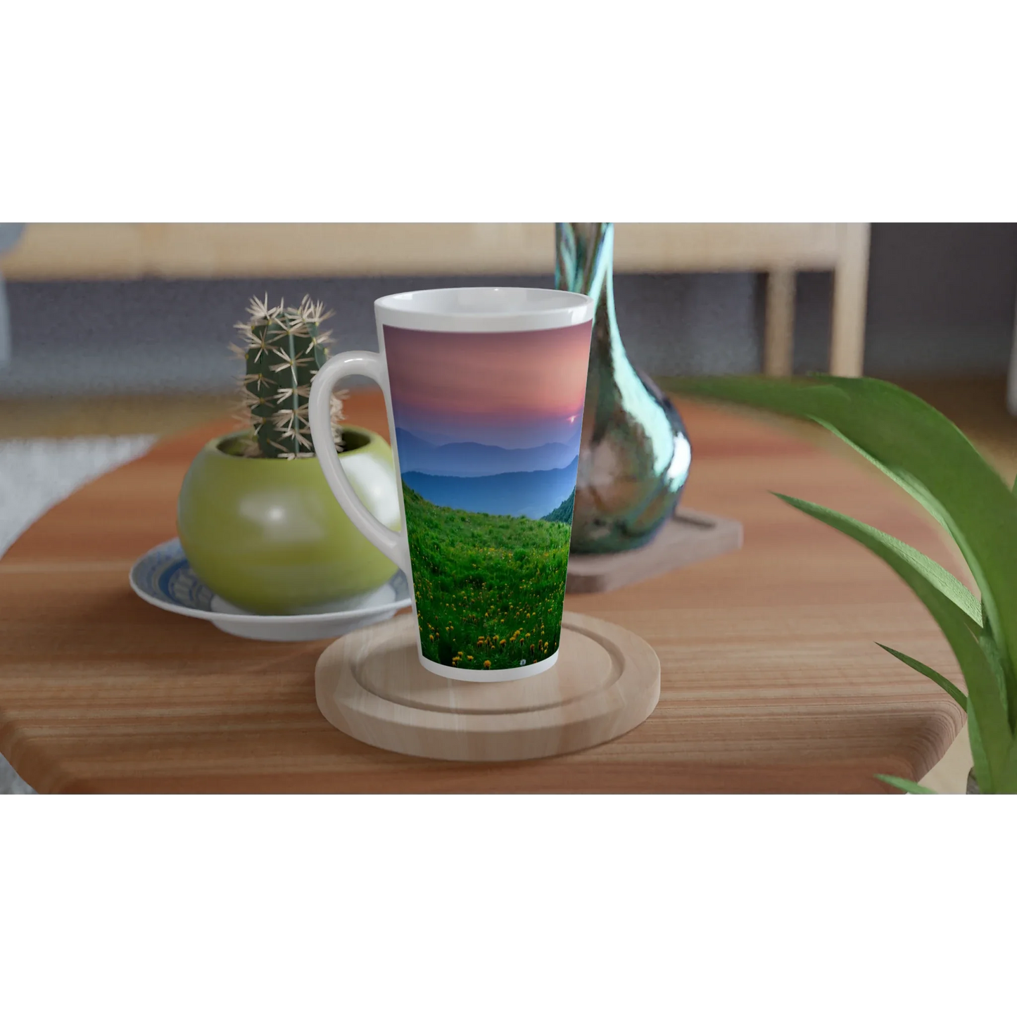 White Latte 17oz Ceramic Mug