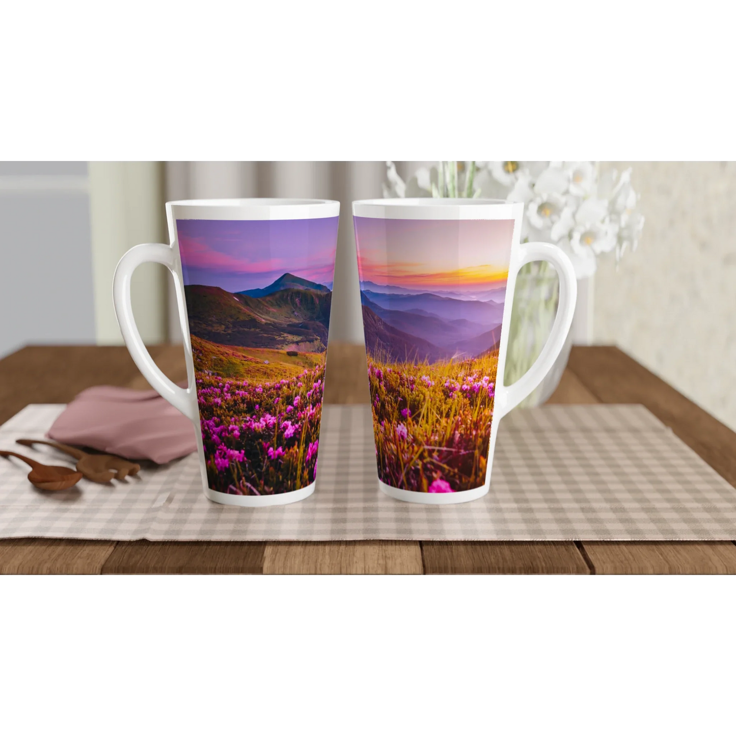 White Latte 17oz Ceramic Mug