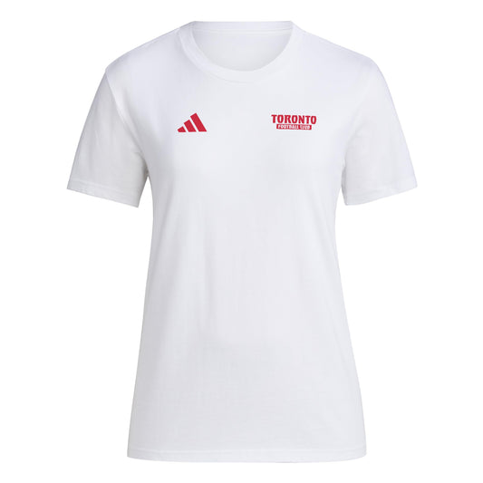 adidas Womens Toronto FC Pre-Game Soccer T-Shirt White Size XXL