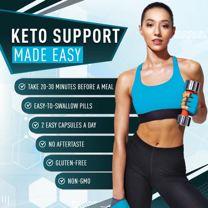 Purely Optimal Keto BHB Capsules Exogenous Ketones 120 Capsules Energy Focus