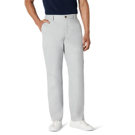 Amazon Essentials Men's Classic-Fit Wrinkle-Resistant Chino Pant Grey Size 34x33