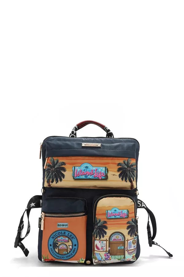 Nicole Lee USA Multi-Pocket Travel Backpack