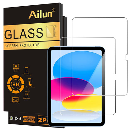 Ailun iPad 11th Gen 2025/10th Gen 10.9 Screen Protector Glass 2-Pack
