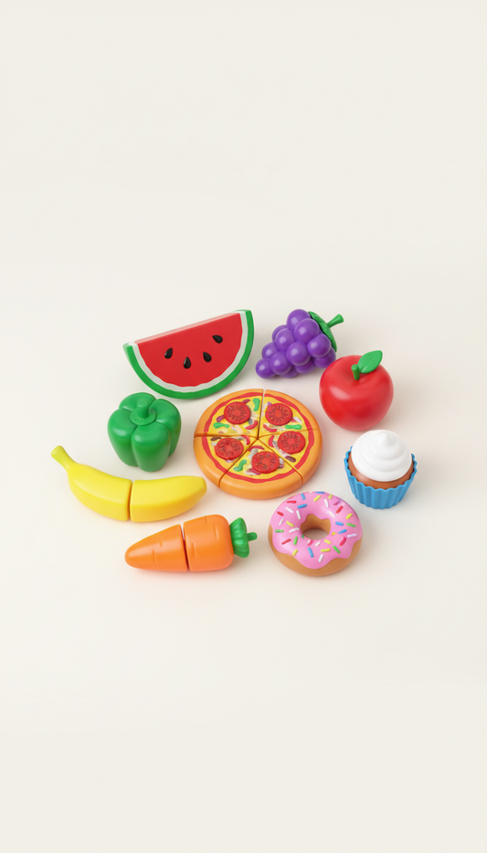 Colorful Play Food Set