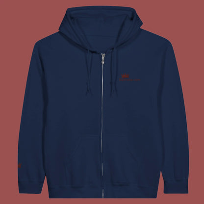 Eco-Friendly Zip Hoodie – Comfortable Organic Cotton & Recycled Polyester Blend