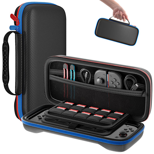 KCKTR Nintendo Switch 2 Carrying Case Hard Shell Durable Red Lightweight