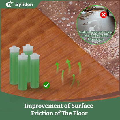Eyliden Spray Mop Green+Grey with 40ml Bio-Enzyme Cleaner, 2 Microfiber Pads